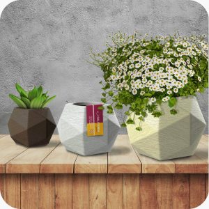 vaso esfera diamante decor caliterra