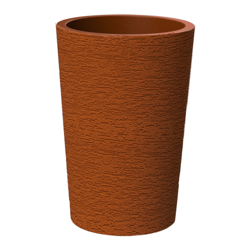 vasos cone grafiato decor terracota caliterra