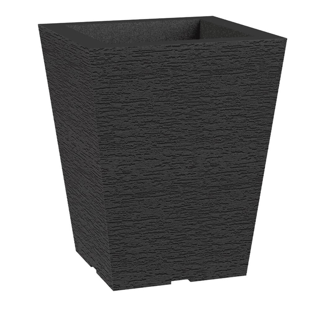vasos trapezio grafiato decor preto caliterra