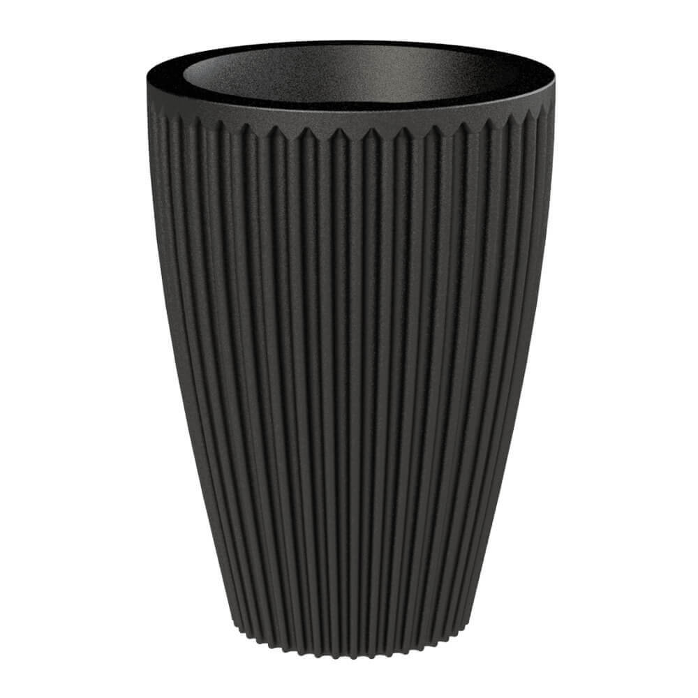 vaso coluna coliseu decor preto caliterra