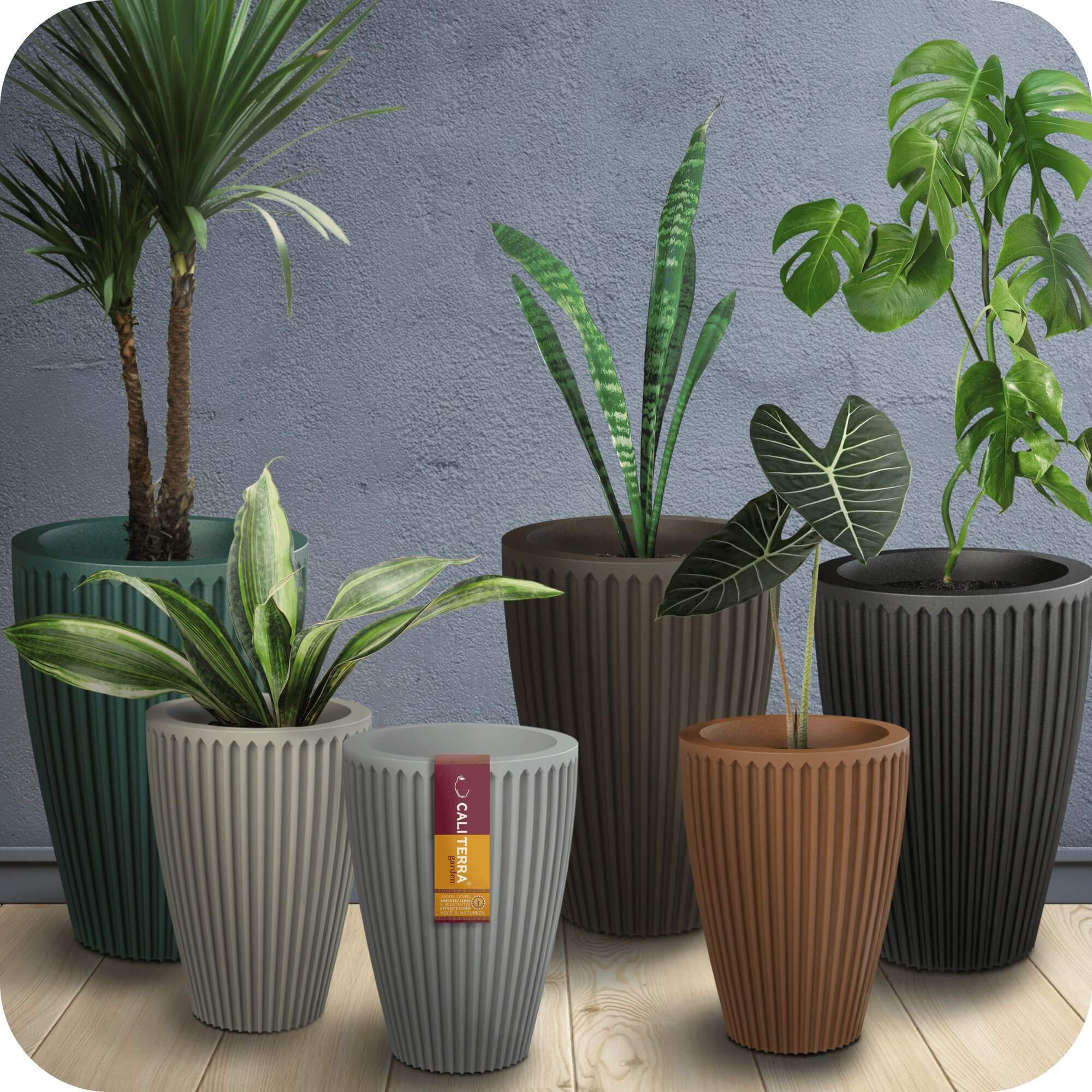 vasos coluna coliseu decor caliterra