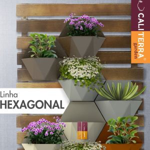 Vasos de Plantas -  Hexagonal