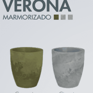 Vasos de Plantas - Cone Verona Marmorizado