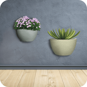 Vasos de Plantas - Floreira Parede Grafiato Decor